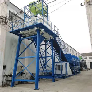 Linea di produzione fissa del fornitore della cina impianto di betonaggio portatile impianto di betonaggio Mobile a secco pronto per la miscelazione