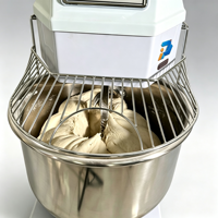Mesin Pengaduk Adonan Roti Otomatis Komersial Baru 20L Listrik Produktivitas Tinggi
