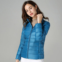 Veste d'hiver pour femme en duvet de canard blanc, coupe ajustée, coupe-vent, avec poignets élastiques et ourlet imperméable – Nouvelle collection en promotion