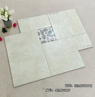 Carreaux de sol en céramique blanche antidérapants mats 400x600mm, carreaux de sol en porcelaine pour salle de bain
