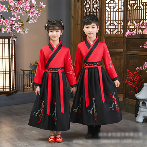 Disfraces Tradicionales Chinos para Niños y Niñas, Vestidos Hanfu Modernos, Trajes Tang para Bebés - Product Image 3