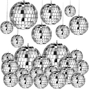 Nouveauté : Boules disco suspendues de 2 cm à 100 cm pour fêtes et décorations de Noël - Product Image 1