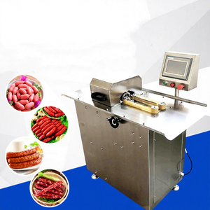 Nouvelle machine automatique de liage de saucisses à ligne unique de 20 mm, grande capacité, pour salami et viande de poulet - Product Image 1