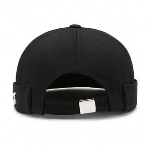 Casquette Docker en coton réglable sans visière avec bord retroussé pour vêtements de travail OEM, promotion de la sécurité, cadeau personnalisé - Product Image 4