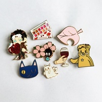 Badges Métalliques Personnalisés en Gros : Épingles en Émail Souple ou Dur, Design Cartoon