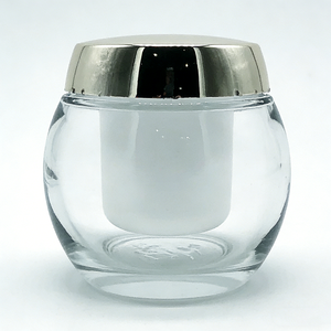 Envases Cosméticos Recargables con Logotipo Personalizado, Frascos de Vidrio Esféricos de 30g, 50g y 100g para Crema Facial - Product Image 6