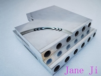 Plaque de refroidissement à eau de dissipateur thermique en aluminium liquide personnalisé