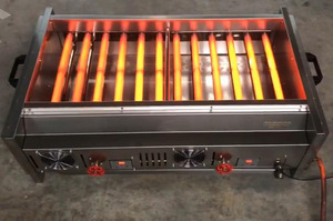 Parrilla de Gas Profesional A8 de Acero Inoxidable con 2 Controles para Gas Natural o GLP para Kebab - Product Image 5