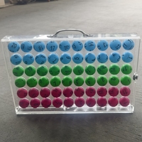 Meilleur produit : Machine de jeu de bingo traditionnelle à six faces avec impression de numéros de 0 à 9, boules de loterie de 40 mm