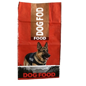 Bolsa de Embalaje de PP Tejido Resistente a la Humedad <span class=keywords><strong>para</strong></span> Comida de <span class=keywords><strong>Perros</strong></span> y Gatos, Impresión de Logotipo Personalizado - Product Image 1