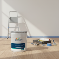 Peinture intérieure personnalisable, antibactérienne, inodore, pour la décoration et la protection des intérieurs, respectueuse de l'environnement