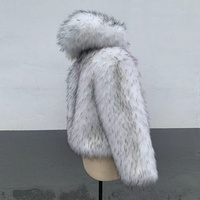 Vêtements pour femmes grande taille Manteau en fausse fourrure de raton laveur de haute qualité Vêtements pour femmes Manteau d'hiver en fausse fourrure