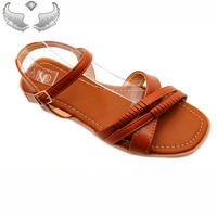 Usine directe chaussures pour femmes nouveau Style été haute qualité décontracté plage concepteur croix tissé sandales pour femmes