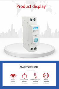 63A Zigbee/WiFi Smart MCB Compteur d'énergie Mini <span class=keywords><strong>disjoncteur</strong></span> avec minuterie Relais Protection contre les fuites Tuya SmartLife - Product Image 3