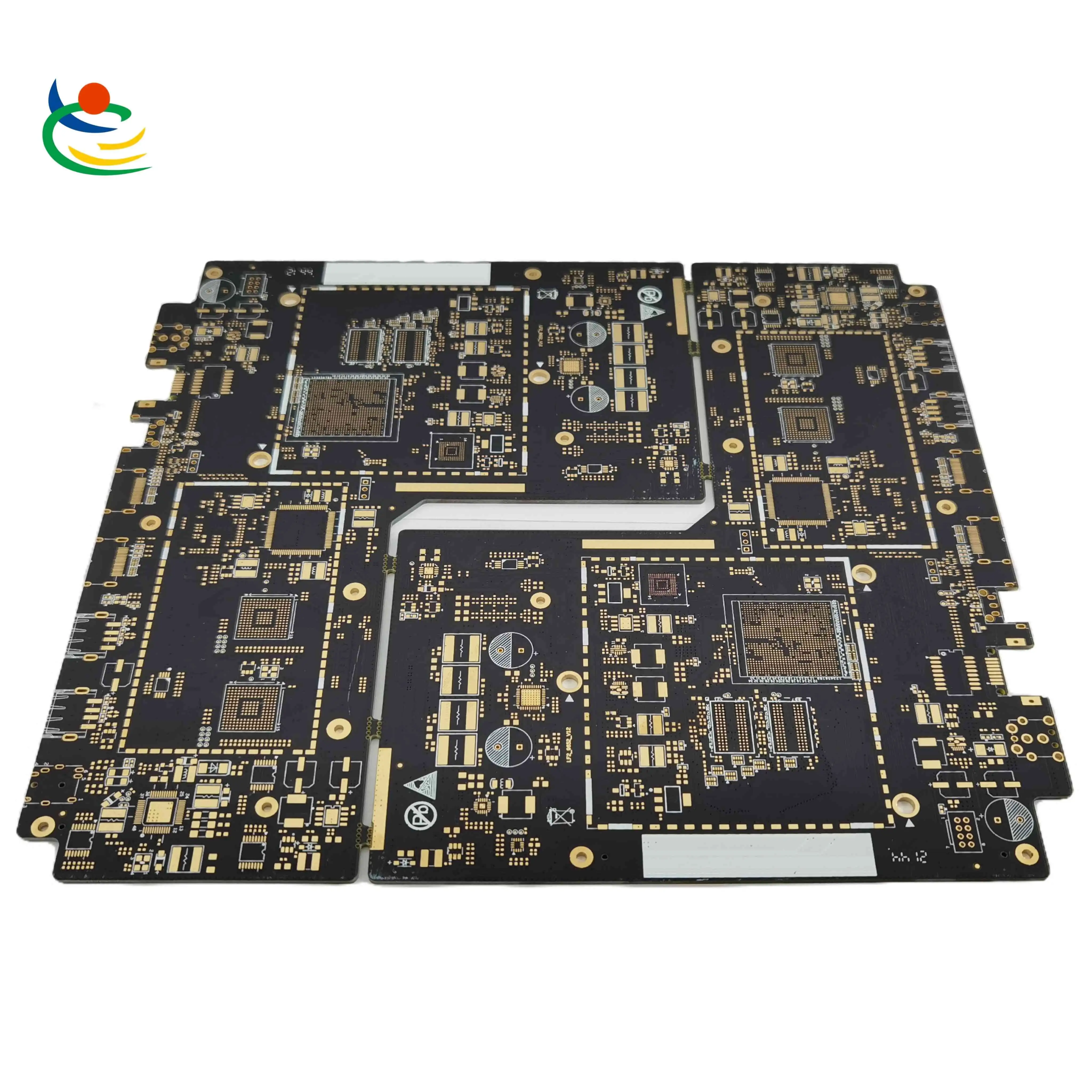 Papan Sirkuit Cetak PCB Elektronik Asli Kualitas Tinggi 8 Lapis OSP PCB Radio Inverter Papan Sirkuit Cetak