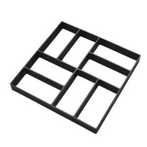 Molde para Pavimentación de Caminos, Molde para Hacer Caminos de Piedra para Jardín, <span class=keywords><strong>Patio</strong></span>, Entrada de Vehículos, Molde de Plástico Negro para Hacer Caminos de Concreto - Product Image 1