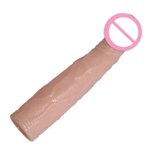 Großhandel Hot Selling Silikon Spike Crystal Vibration Kondom Transparente Vibrations hülse für Männer - Product Image 2