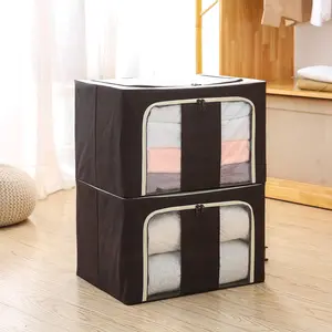 Supply Decorative Wholesale Folding Storage Box Daily Living Box For Clothes And Toys Boxes &amp