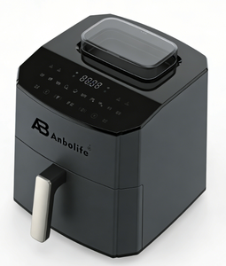 Anbolife <span class=keywords><strong>Friteuse</strong></span> à vapeur et à air chaud 7L, double alimentation vapeur et air, contrôle numérique, antiadhésive, compatible lave-vaisselle, <span class=keywords><strong>sans</strong></span> <span class=keywords><strong>huile</strong></span> - Product Image 3