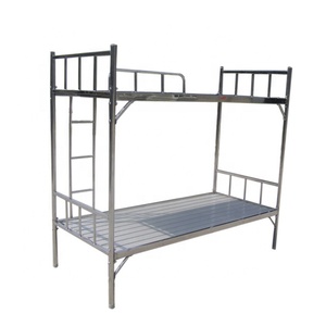 Military Style Durable Hostel Metal Bunk <b>Beds</b> Modern Strong Cheap Dormitory Bunk <b>Bed</b> - Product Image 3