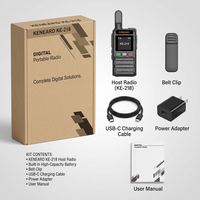Radio POC KENEARD KE-218 4G LTE Full Netcom 112g Ultra-légère Talkie-walkie Double Nano SIM Type-C Longue autonomie pour Hôtellerie et Logistique