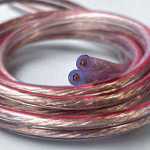 <span class=keywords><strong>Cable</strong></span> de audio 2 núcleos 4MM Cables transparentes Línea roja Cobre CCA OFC <span class=keywords><strong>Cable</strong></span> de <span class=keywords><strong>altavoz</strong></span> <span class=keywords><strong>Cable</strong></span> - Product Image 3