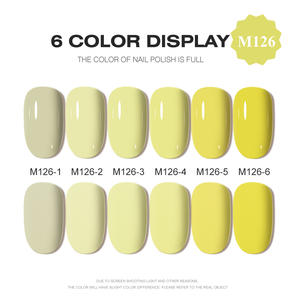 AILANUO Fournitures pour Ongles Vente en Gros 6 Couleurs OEM Gratuit HEMA Tpo Vernis à Ongles Gel UV Inodore Soak Off Vegan LED UV Gel Polish Set - Product Image 2