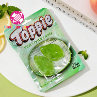 Bonbons gélifiés cristallins fruités halal, bonbons gélifiés à la saveur de pomme, forme personnalisée, bonbons à mâcher croquants