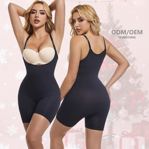 Body gainant <span class=keywords><strong>femme</strong></span> en jersey respirant sans couture, très compressif, contrôle moyen, amincissant taille et abdomen, liftant fessier, effet ferme, très demandé - Product Image 1