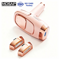 Épilateur laser IPL portable sans fil rechargeable, indolore, à refroidissement par glace, haute énergie, pour usage domestique, beauté et élimination permanente des poils