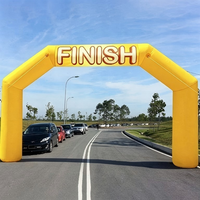 Arco Inflable Personalizado con Impresión UV, Impermeable, con Ventilador Incorporado para Eventos Deportivos al Aire Libre, Maratones, Hermético y Estable