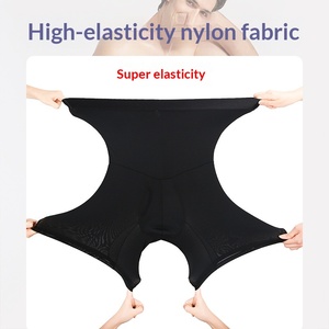 Pantalones Moldeadores de Piernas y Caderas para Hombre, Transpirables, de Doble Capa, Tejido de Spandex/Nylon, Delgados, Antibacterianos, con Estampado Digital y Cintura Alta - Product Image 5