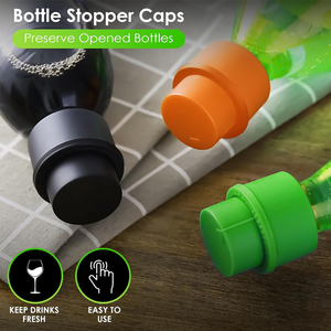 Tapón de Botella de Plástico Reutilizable Ecológico, Tapón Hermético para Botellas de Refresco, Conserva la Frescura y el Gas de las Bebidas Carbonatadas - Product Image 3