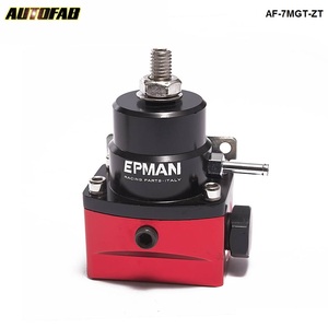 EPMAN - Kit <span class=keywords><strong>de</strong></span> manómetro <span class=keywords><strong>regulador</strong></span> <span class=keywords><strong>de</strong></span> presión <span class=keywords><strong>de</strong></span> <span class=keywords><strong>combustible</strong></span> ajustable NEGRO + Conexiones NEGRAS con línea <span class=keywords><strong>de</strong></span> aceite EP-7MGTE - Product Image 2