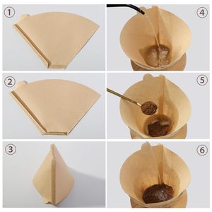 Chất Lượng Cao Dùng Một Lần Cà Phê Giấy Lọc Tùy Chỉnh Nhà Máy Trực Tiếp Số Lượng Lớn Đặt Hàng Giá Thuận Lợi Cho 1-2 Phần Ăn - Product Image 3