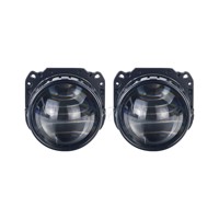 GOODZOOM Phares de voiture Bi LED projecteur haute puissance 2,5 pouces, projecteur Bi-led pour voiture 180W /160W