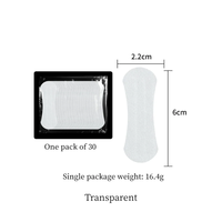 Bandelettes nasales ovales transparentes en PE de qualité professionnelle 60*22MM pour une meilleure circulation de l'air et un meilleur sommeil – Direct Usine