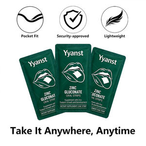 Support OEM/ODM pour les bandes orales de gluconate pour le bien-être, pour la gestion de l'énergie, personnalisables, prix usine. - Product Image 2