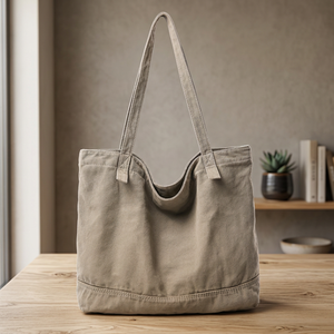 Bolsos de Lona para Mujer, Bolso de Hombro Casual a la Moda con Cierre de Cremallera, Gran Capacidad - Product Image 3