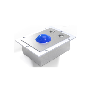 Panelmount Chuột Trackball Quang Kim Loại Thép Không Gỉ Chắc Chắn Chống Nước Chống Phá Hoại 50Mm Với Nút Bấm Trái Và Phải - Product Image 1