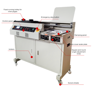 Máquina Encuadernadora <span class=keywords><strong>de</strong></span> Libros A4, Máquina Encuadernadora <span class=keywords><strong>de</strong></span> Libros Perfecta, Máquina Encuadernadora <span class=keywords><strong>de</strong></span> Libros con Pegamento Termofusible - Product Image 4