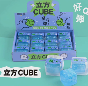 Luckykoo NovaCross Maltose Ice Cubes Kneading Music Stress Relieve Taba <b>Squishy</b> Tpr Toy - Product Image 3