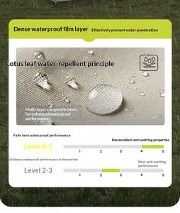 Tente à ouverture rapide automatique avec revêtement argenté, tissu Oxford imperméable pour usage commercial extérieur - Product Image 5