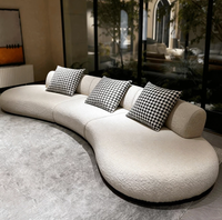 Sofá para Sala de Estar, Muebles de Tela de Terciopelo, Sofá Moderno, Sofás de Lujo, Estilo Europeo de Lujo