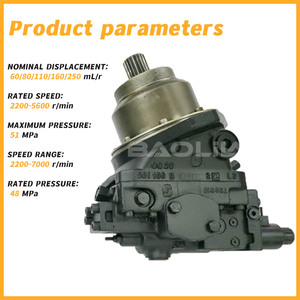 Motor Hidráulico 51V160 de 160cc, Flujo 51V160RC8NL2B1VAJ1NNN110AANNB200, Serie 51, Desplazamiento Variable Axial, en Venta - Product Image 6