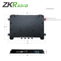 Lecteur RFID UHF 4 canaux Graveur RS232 TNC Longue Portée 1-35m Gestion d'entrepôt Lecteur fixe RFID UHF
