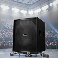 Nuoxun S18 + 18 pouces Ultra-bas professionnel extérieur Subwoofer KTV divertissement système de son 750W/1800W puissance de crête boîtier en bois
