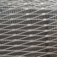 Inox SS 316L Flexibles Edelstahl-Drahtseil Mesh-Kabelnetz Wandt reppe geländer