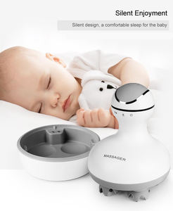 Masajeador eléctrico de relajación de cuero cabelludo de doble cabeza, herramienta vibratoria de mano para el cuello del cuerpo con Control remoto inalámbrico para aplicación en la cabeza - Product Image 3