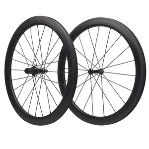Hot Cheap Carbon Wheelset 700c Road Bike Wheels 50mm 25mm Width Clincher Wheel Bicycle Rim Brake Cycling Wheels Bicycle Wheelset